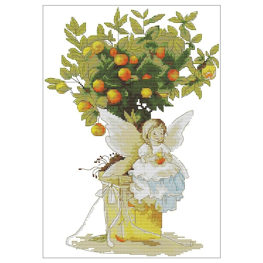 Kit Embroidery Kits -Oranges and Angels