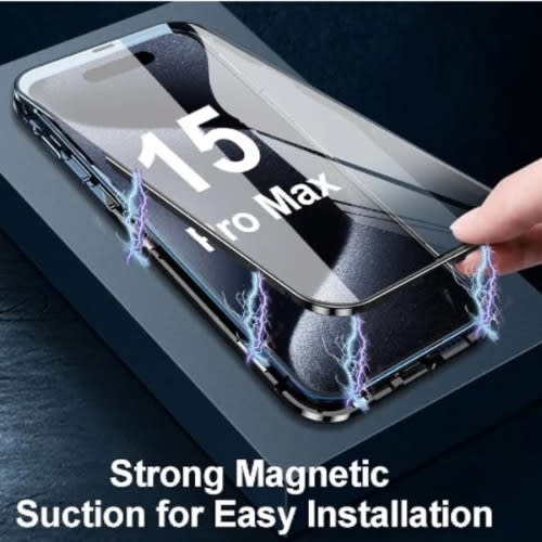 Magnetic Case For iPhone 15 Pro Max With Camera Cover