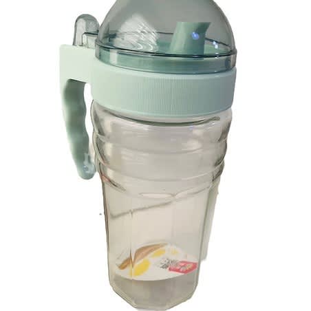 Polygonal Glass Oil Pot 700ml - Green