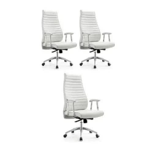 Executive Leather Office Chair - 3 Pcs