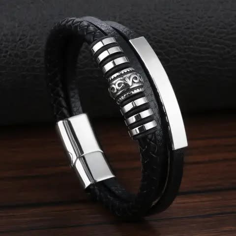 Men's Leather Bracelet