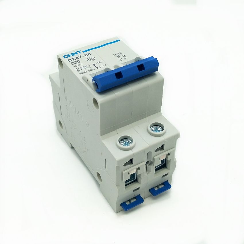 CHINT Mini Circuit Breaker DZ47-60 2P C1A 2A 3A 4A 5A 6A