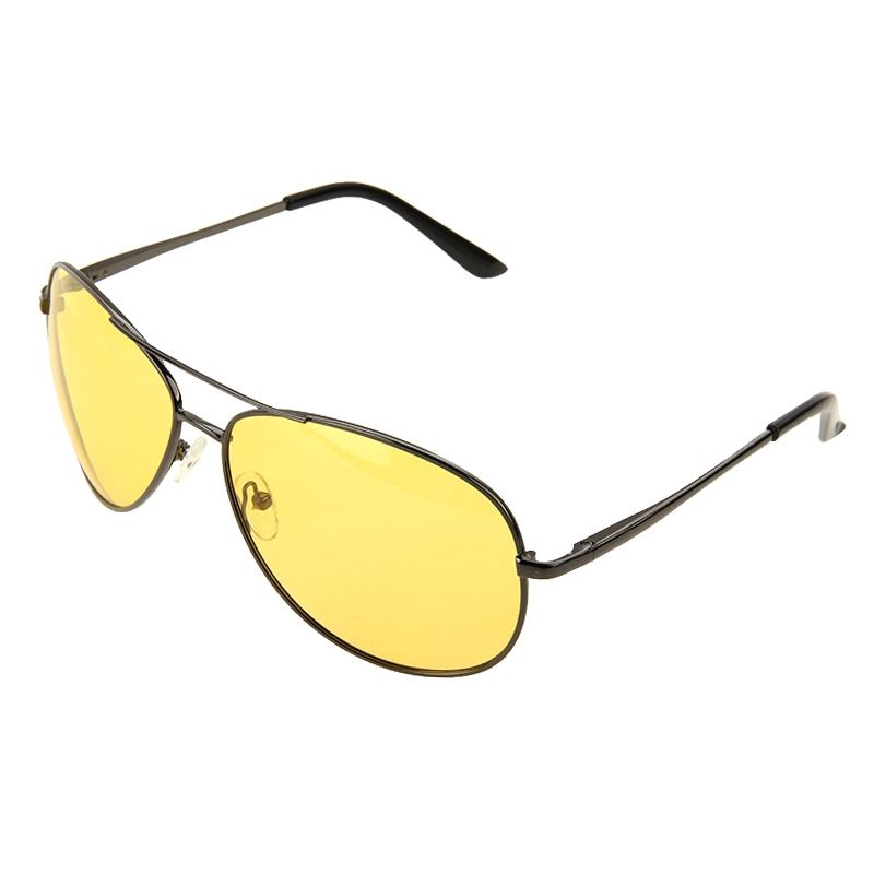 Mirror UV 400 Yellow Night Vision Polarized Eyeglasses
