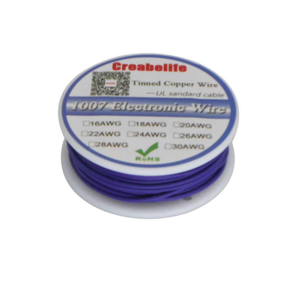 10m UL1007 24AWG 12 Colors Select Spool Package Electrical
