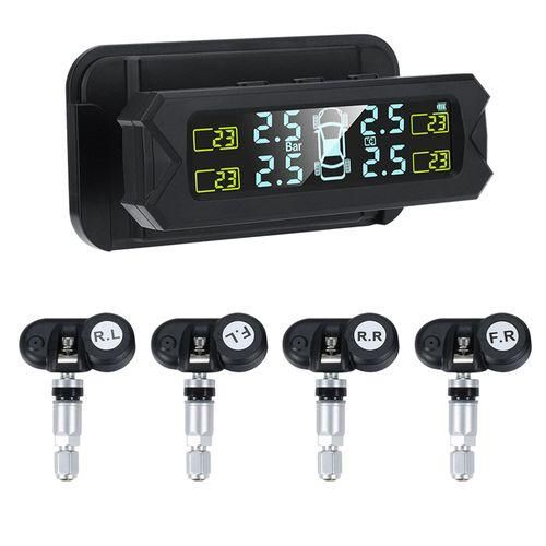 USB Solar Power Tire Pressure Monitoring System Wireless