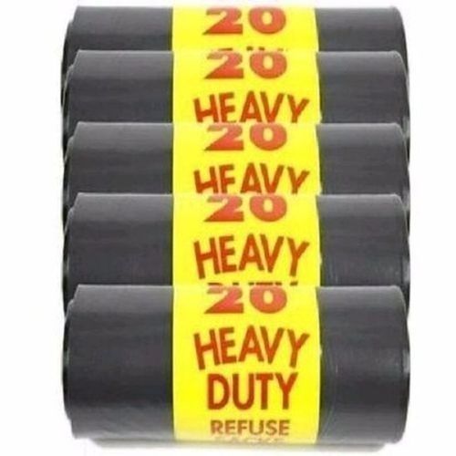 20 BY 5 ROLLS HEAVY DUTY REFUSE SACK.