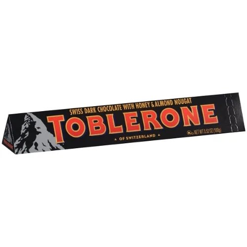 Swiss Dark Chocolate Bar With Honey & Almond Nougat - 100g