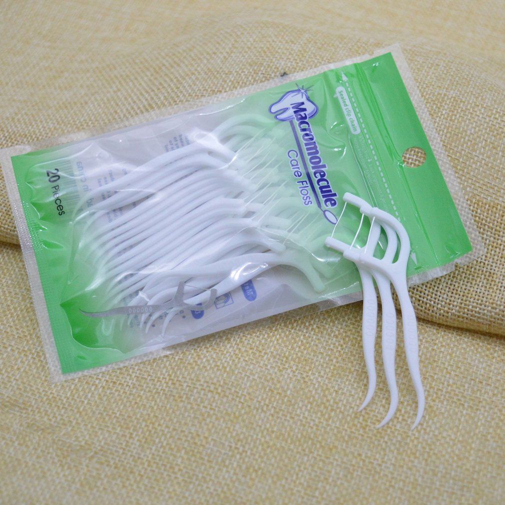 Classic Dental Floss Pick Toothpick Interdental Cleaner Tooth Pick Flosser