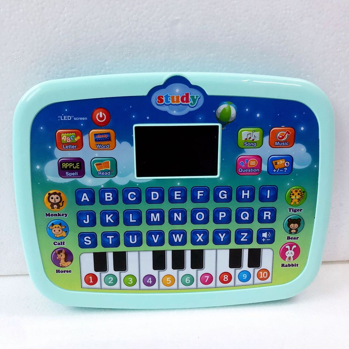 Cross-border New English LED Screen Light Tablet Learning