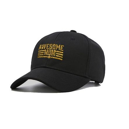 Awesome Mum Baseball Cap - Black
