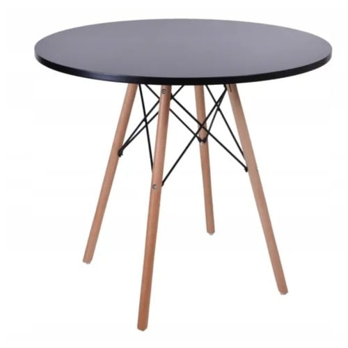 Restaurant Round Table With Iron Connector