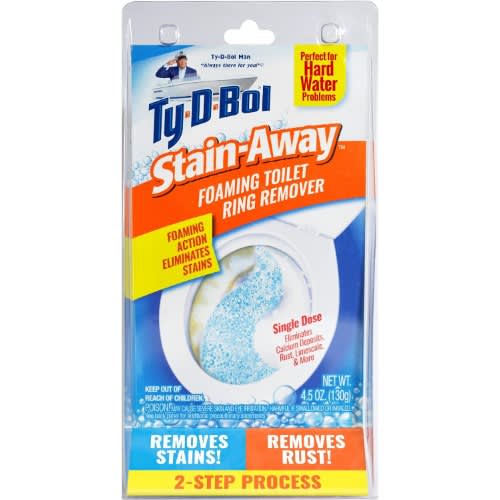 Ty-d-bol Stain Away Foaming Toilet Ring Remover - 130g