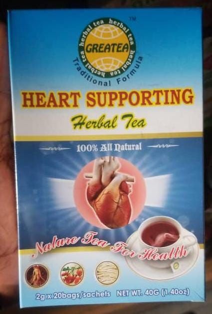 HEART SUPPORTING HERBAL TEA.
