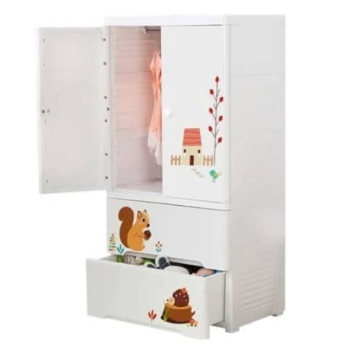 Baby Plastic Wardrobe - White