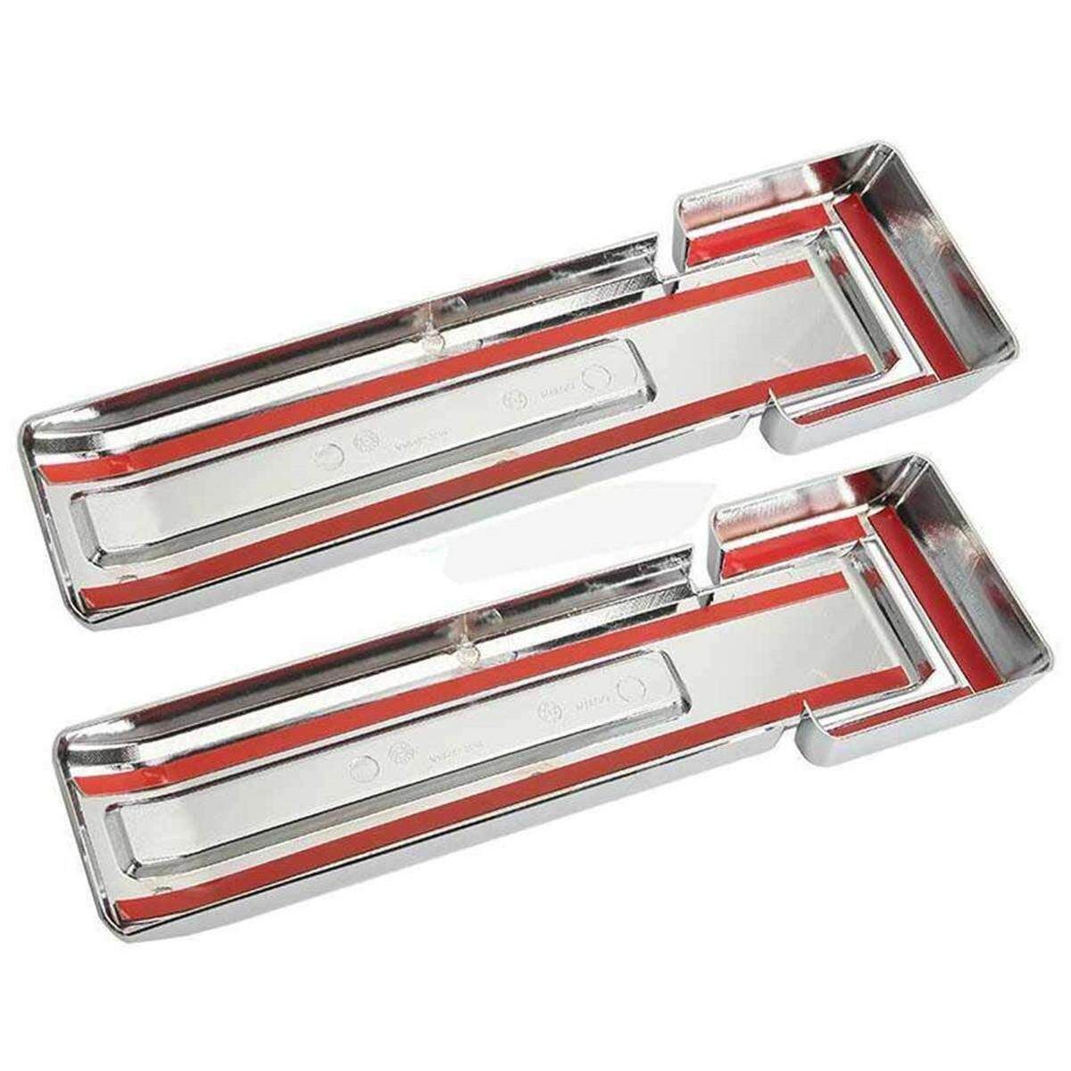 Chrome Dress-Up Rear Tailgate Door Hinge Covers Trim For 07-17 Jeep JK