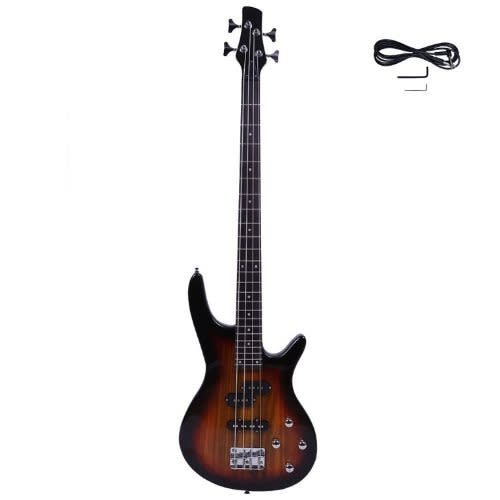 Professional 4 Strings Bass Guitar - Sunburst