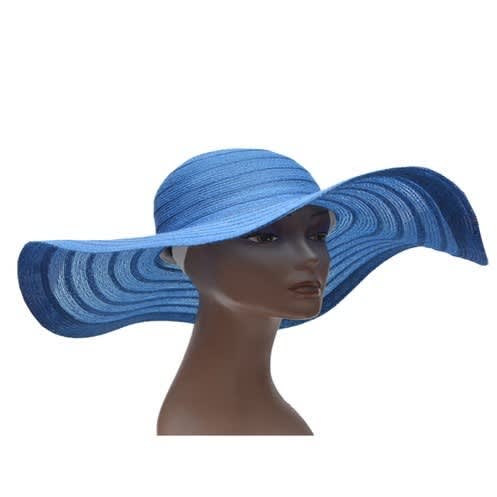 Straw Hat - Blue