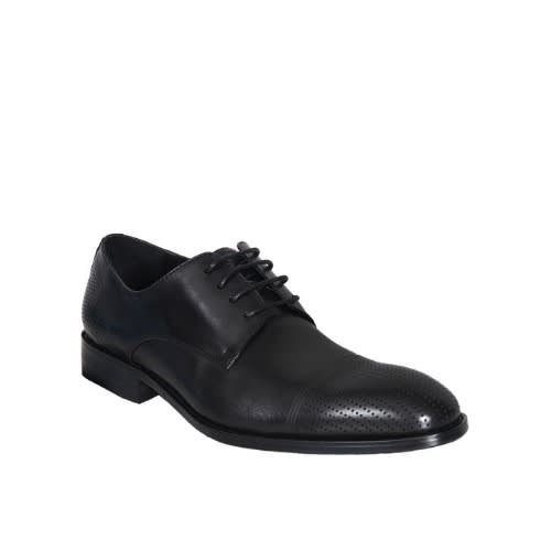 Stylishly Crafted Men's Lace Up Office Shoe - black - Msh-4721