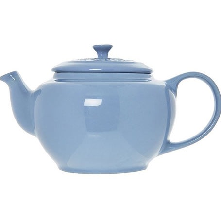 Stoneware Classic Round Teapot 1 Litre - Coastal Blue