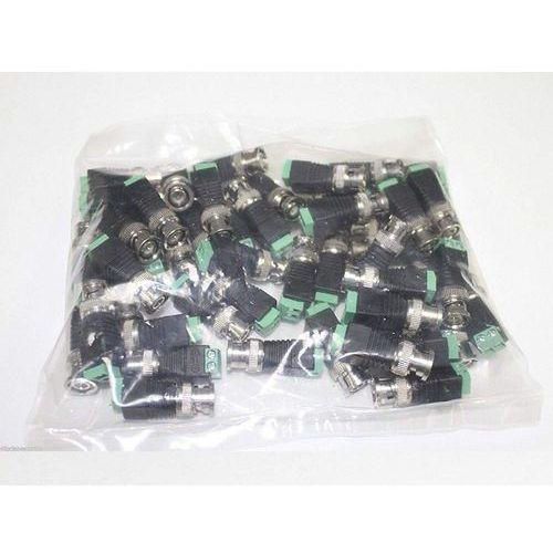 Cat5 To Coaxial CCTV Camera Video Balun BNC Connector-100Pcs