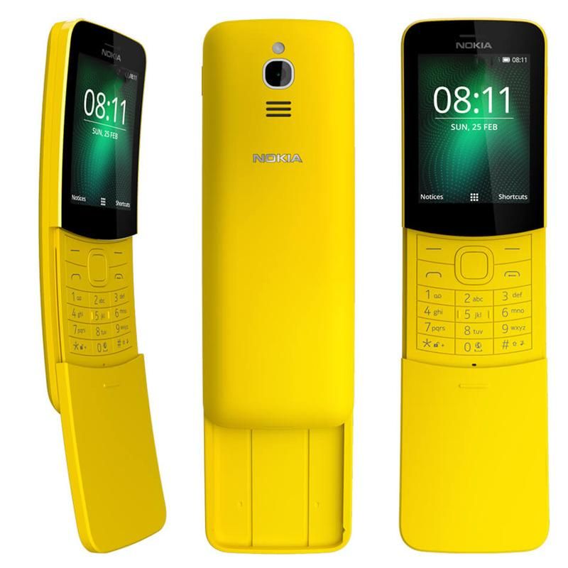 Cell Phone 8110 GSM 2G Single-SIM Mobile Phone