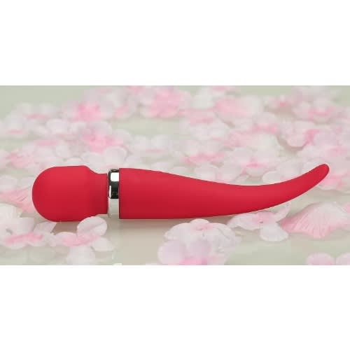 Rechargeable Fashion Licking Wand Vibrator Sex Toy Pink