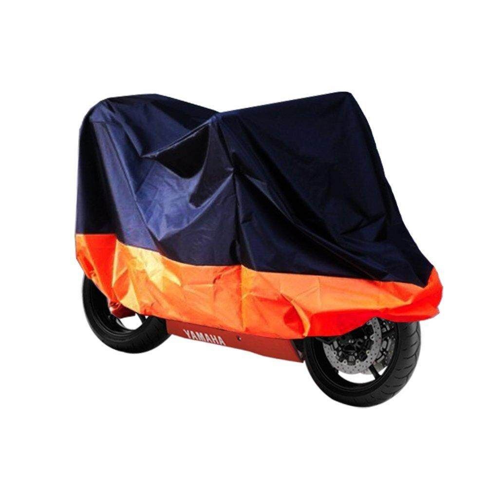 HOUSSE BACHE MOTO Couvre-Moto Velo VTT Scooter Taille XL 245cm Orange Noir Protection