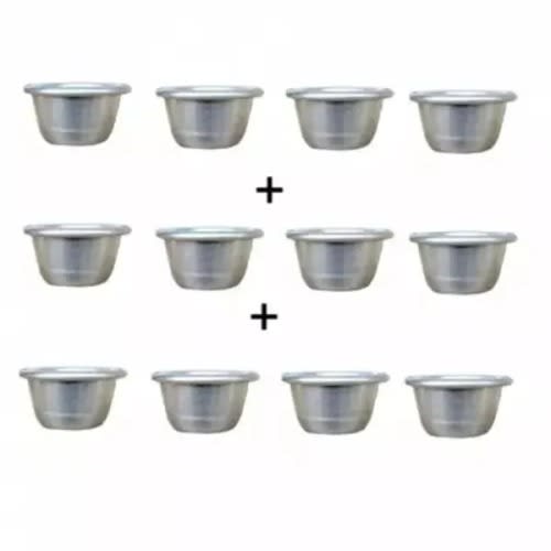 Aluminum Moi Moi Cups - 12 Pieces