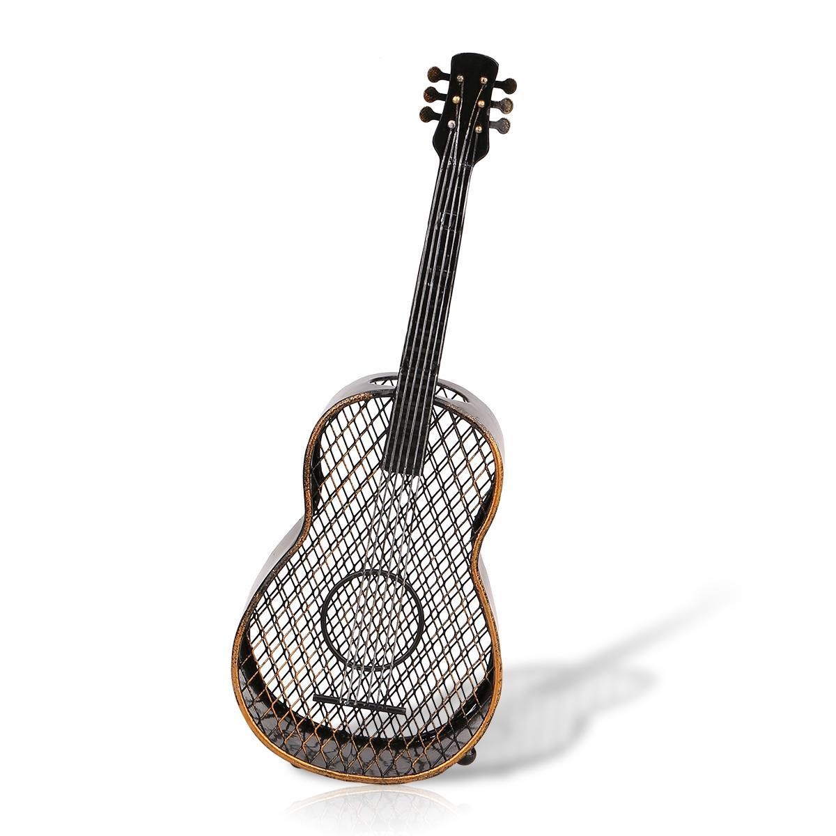 TOOARTS Guitar wine cork container  Handcrafts Home decoration Decorations Practical crafts