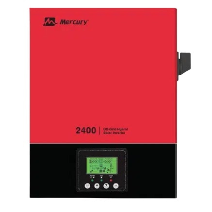 Mv 2.4kva Off Grid Hybrid Solar Inverter 24v Pure Sinewave With Mppt