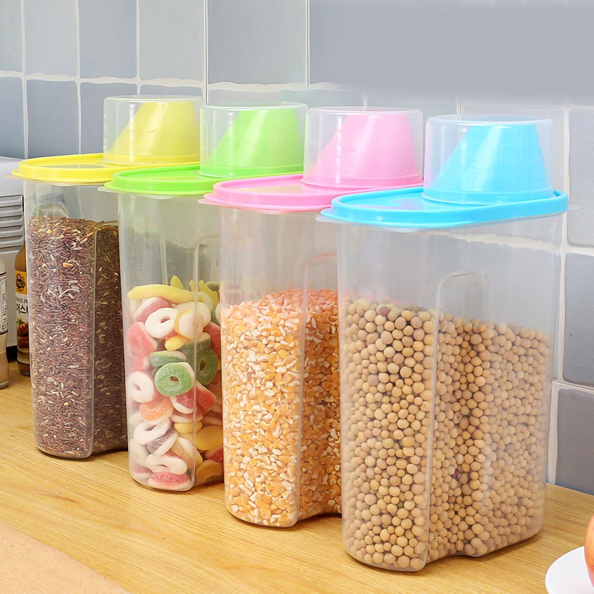Food Storage Container Cereal Grain Storage Box PP