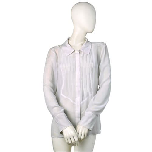 Women Button Through Long-sleeved Shirt