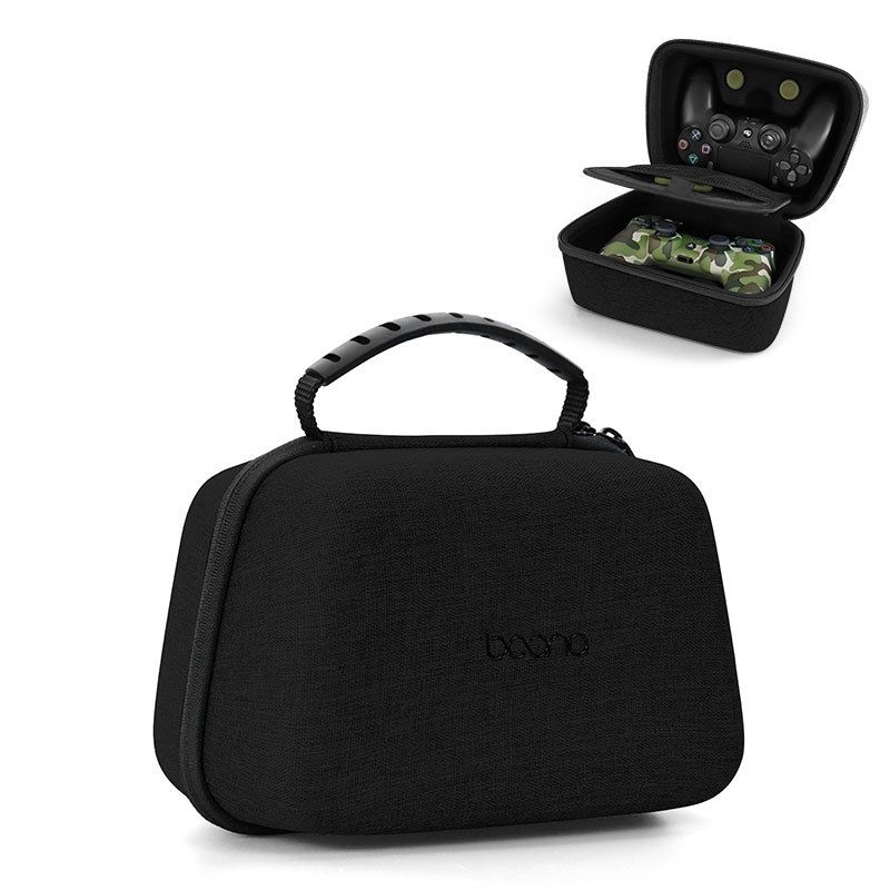 Game Pad Storage Bag, Style: Double-layer Black