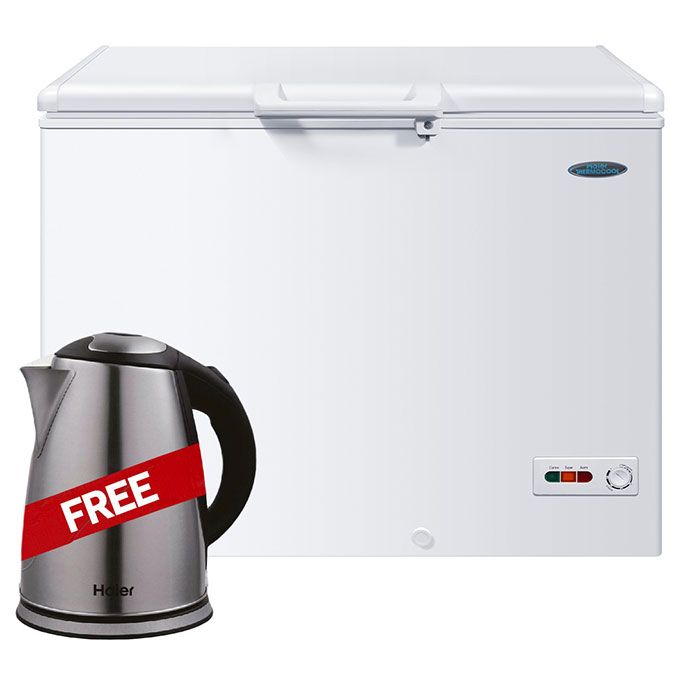 319 Litres Medium Chest Freezer (HTF-319IW) - White + 3 Years Warranty