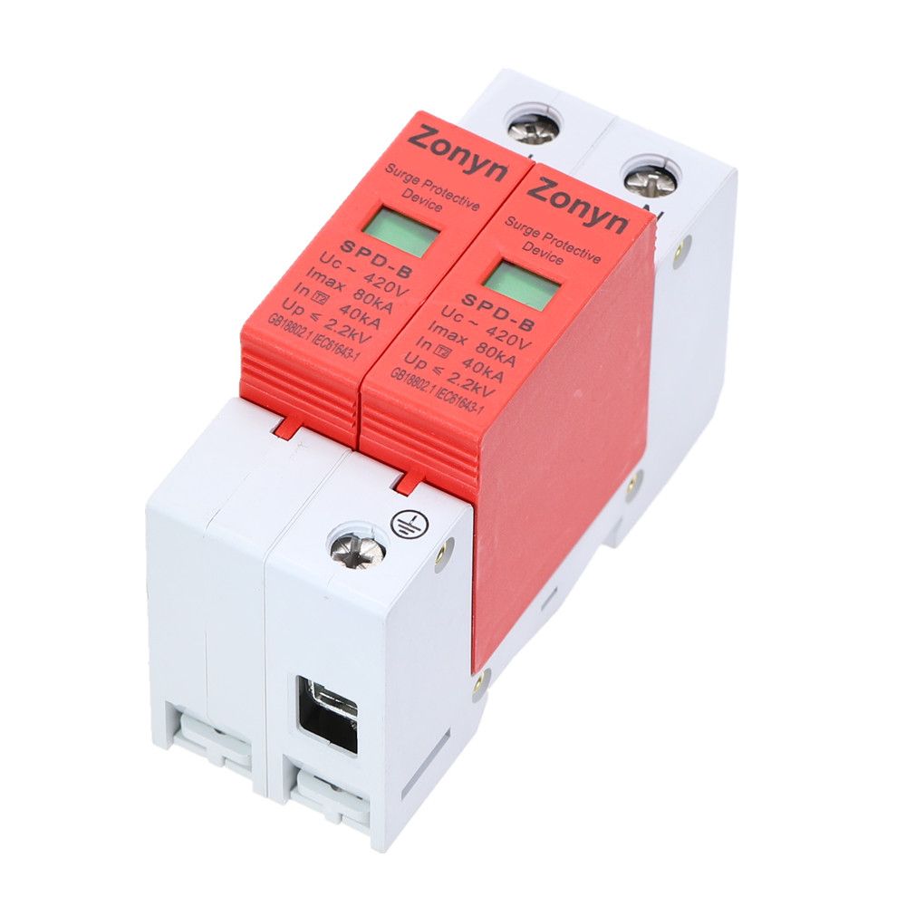 SPD 420V 40KA~80KA House Surge Protector Protective