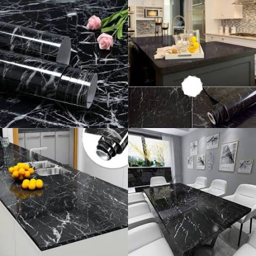 Home Marble Sticker Designer-Black