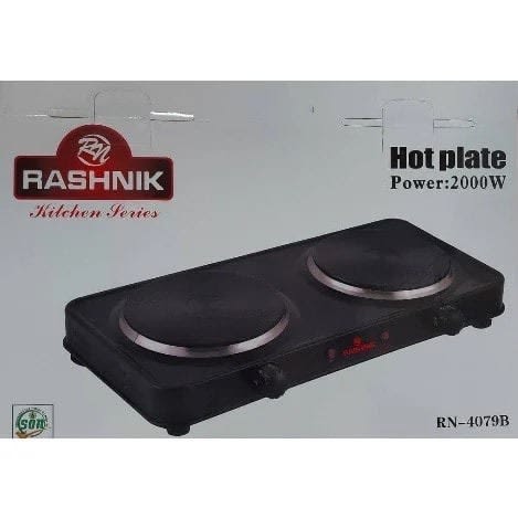 Rashnik Electric Double Hot Plate - 2000W