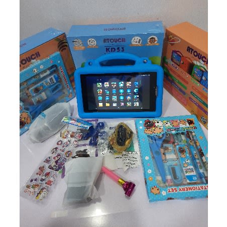 KD53 Kids Learning Tablet - 256GB ROM - 8GB RAM - Dual Sim - Android - Blue