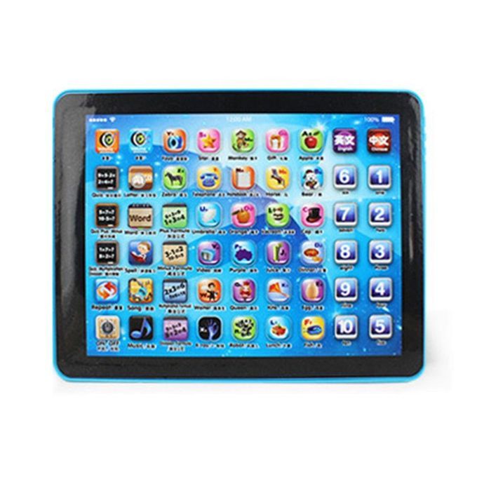 Children Touch Tablet Pad Learning Reading Machine Early Education Blue
