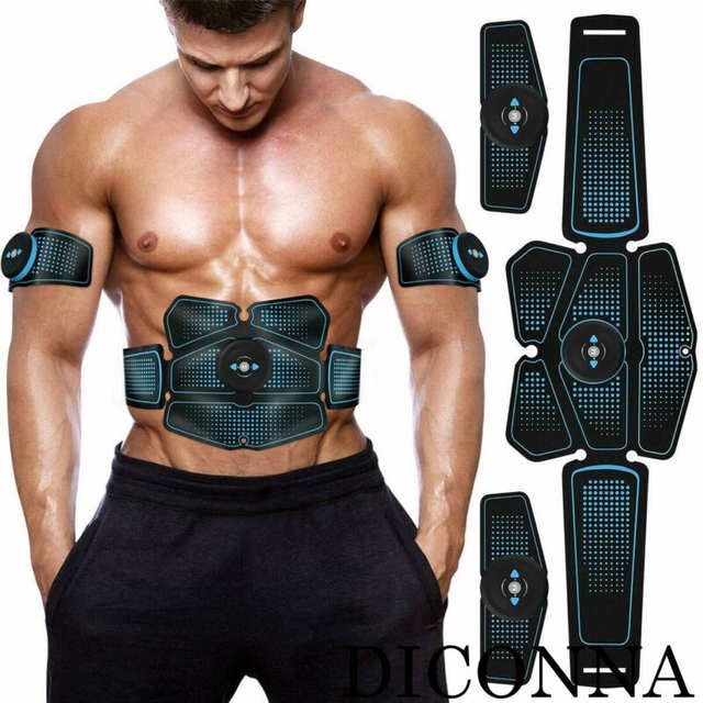 Men Body Building Fitness Equipments Electric Muscle Toner