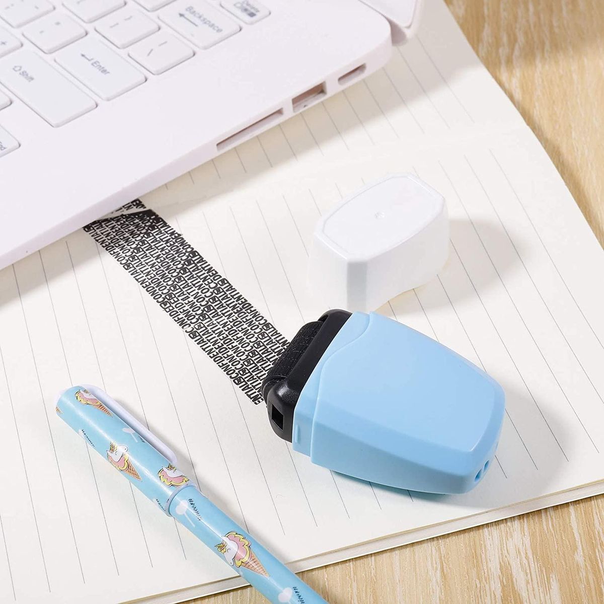 1PC Roller Stamp Messy Code Security Stamp Roller Portable