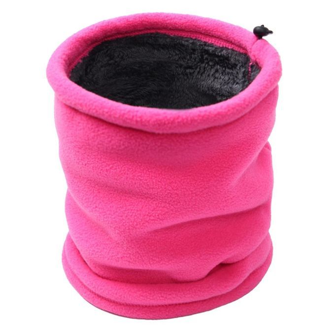 Winter Neck Warmers Gaiter Thicken Soft Fleece Ski Cycling Pink