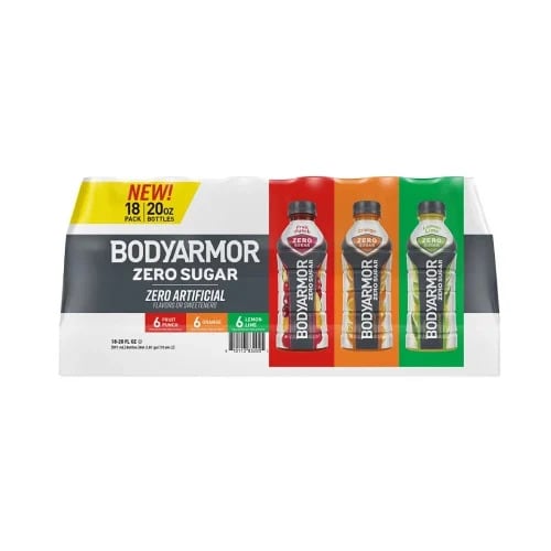 Bodyarmor Zero Sports Drink Variety Pack - 20 Fluid Ounce - Pack Of 20