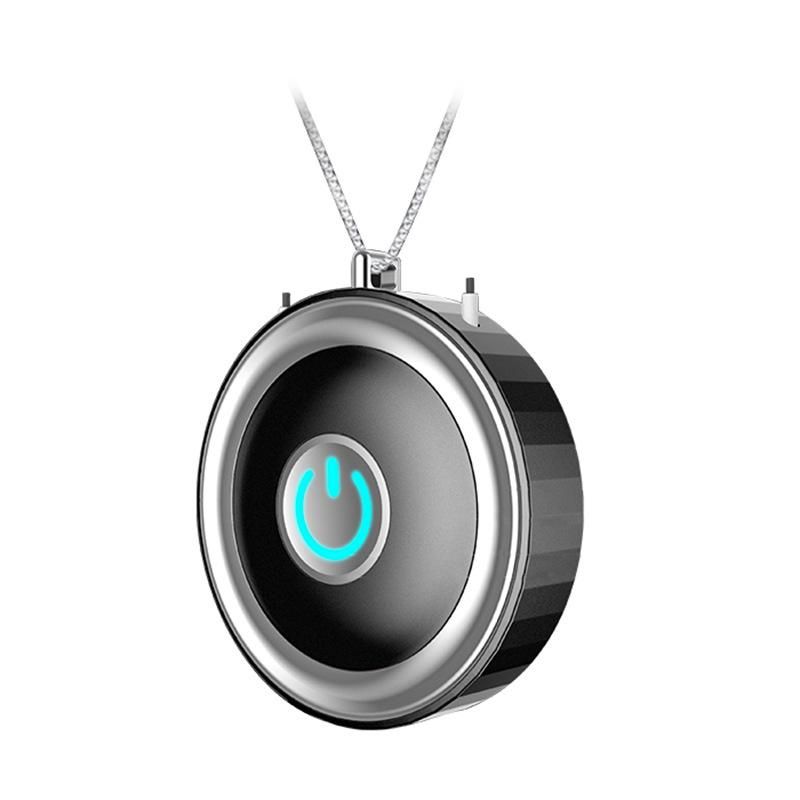Mini Air Purifier Wearable Necklace USB Negative Generator B