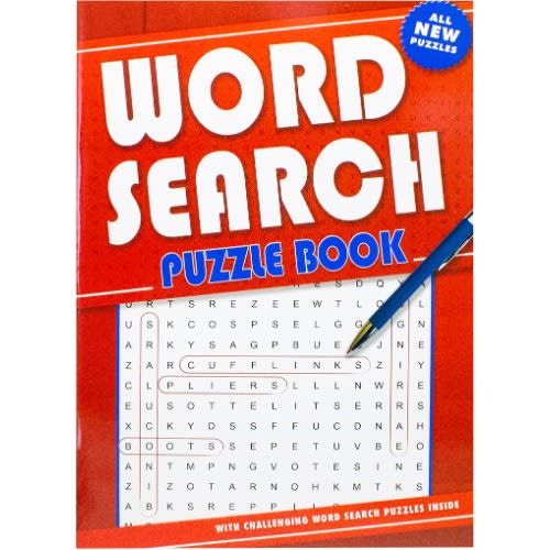 Word Search Puzzle Book - Red