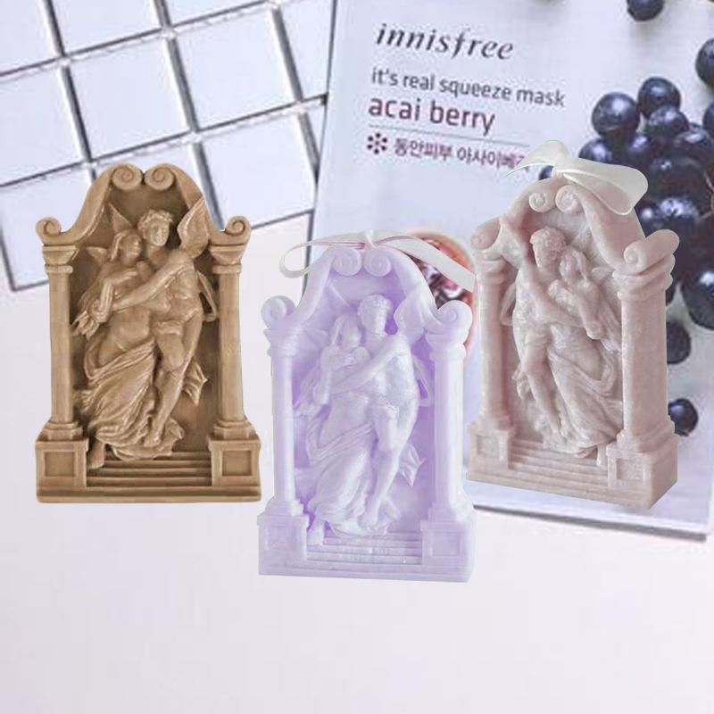 Ancient Greek Couple Love Messenger Candle Mold DIY Handwork Silicone Mold Candle Making Soap Plaster Resin Mold Gifts Craft