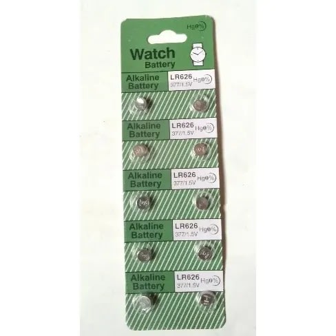 Watch Alkaline Battery 377/1.5v Lr626sw