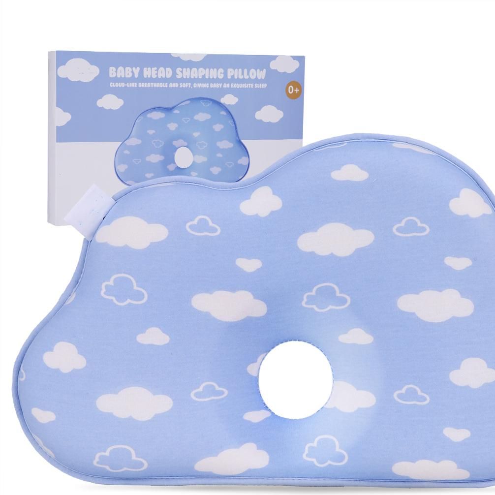 eccomum Baby Head Shaping Pillow Baby Pillow Soft Breathable Comfortable Baby Pillow for 0-1 Year Old Babies