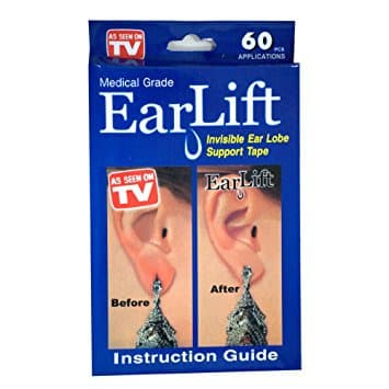 EarLift Invisible Ear Lobe Support Solution-60 Patches