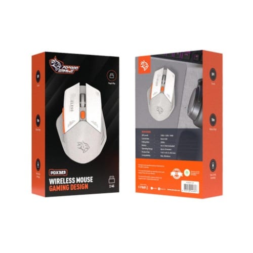 Gaming Wireless Mouse Gaming Design Dpi 1600 Silver
